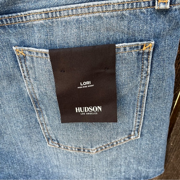 Hudson Lori High Rise Denim Cutoff Short NWT In Wonderwall Sz 29 - Picture 6 of 11